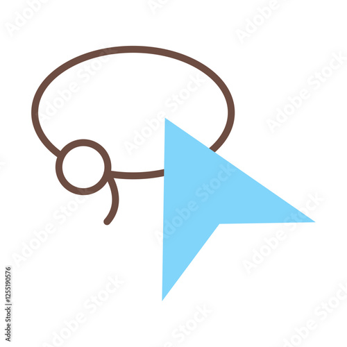 Lasso flat icon