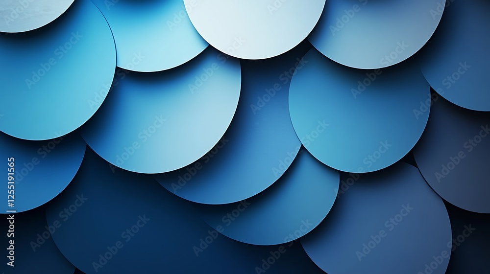 Abstract layered circles, blue gradient background, graphic design element, potential use in website or app design Abstract layered circles, blue gradient background, graphic design element, potential use in website or app design