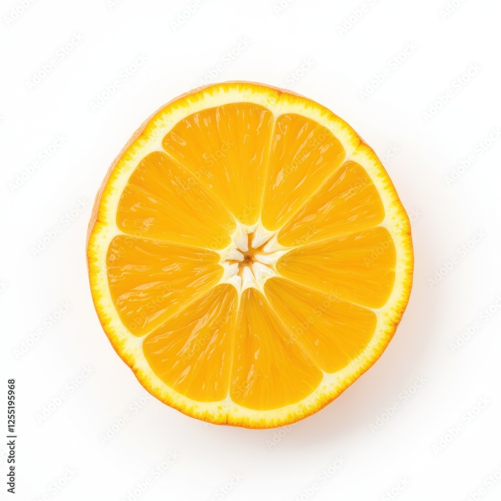 Golden-hued semi-circle of citrus elegance; sliced to reveal juicy, vibrant segments. Sunlit texture meets tantalizing contrast in this inviting close-up Golden-hued semi-circle of citrus elegance; sliced to reveal juicy, vibrant segments. Sunlit texture meets tantalizing contrast in this inviting close-up