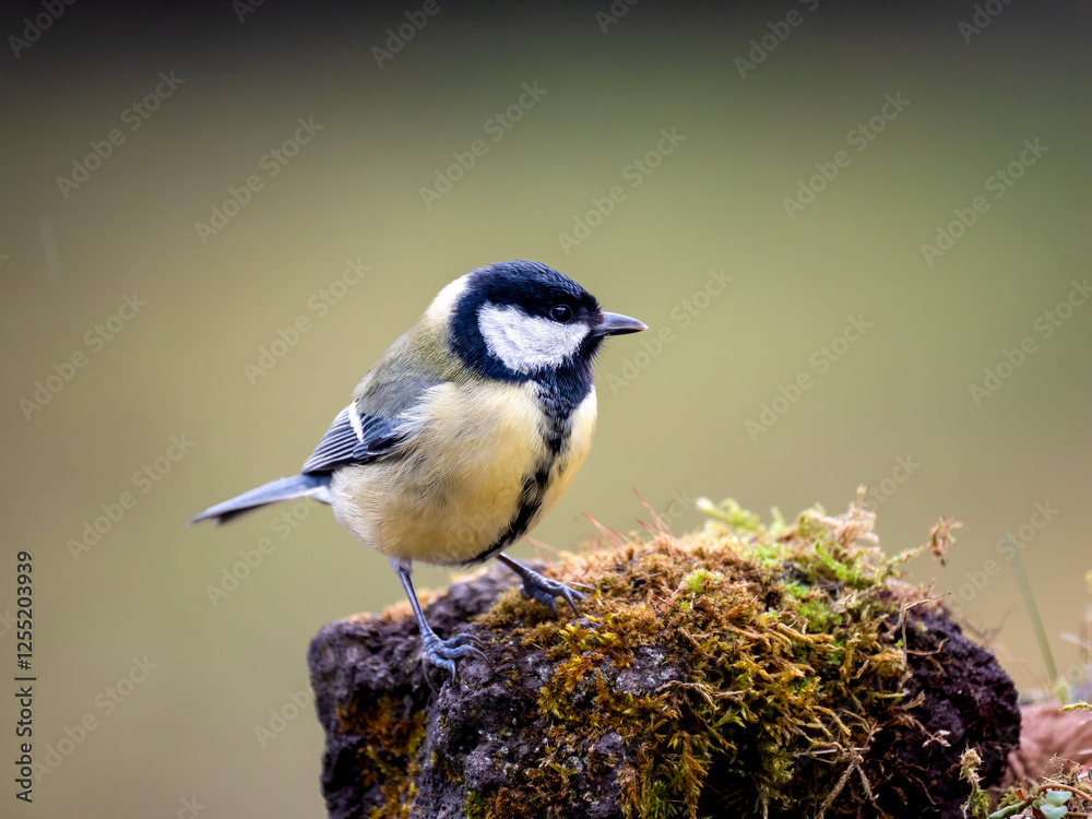 Obraz premium Kohlmeise (Parus major)