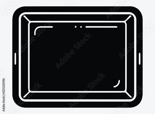 Baking Sheet Silhouette Vector Unique Designs