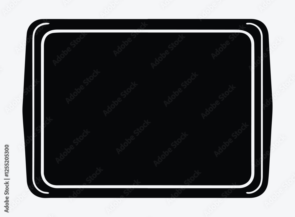 Baking Sheet Silhouette Vector Unique Designs Baking Sheet Silhouette Vector Unique Designs