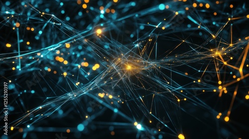 Abstract Network Connection: A Futuristic Visualization of Data Transmission