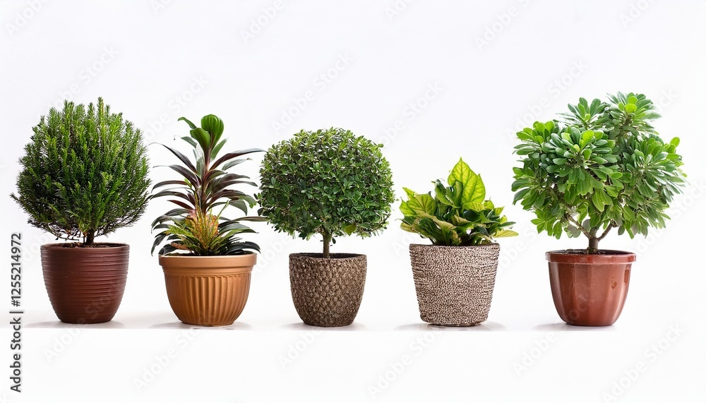 Obraz premium plants on the white background