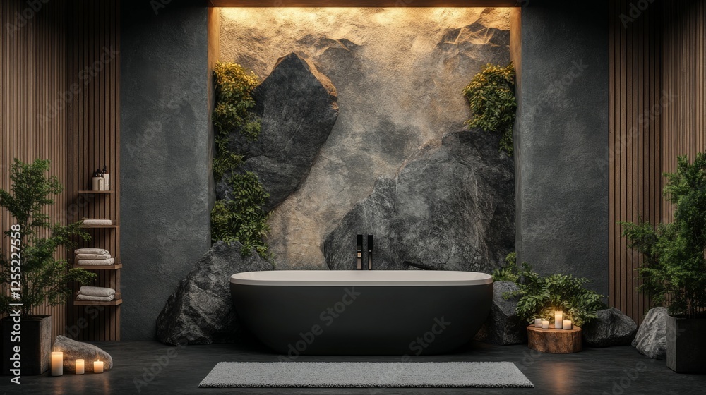 Relaxing spa retreat modern bathroom design for tranquility Relaxing spa retreat modern bathroom design for tranquility