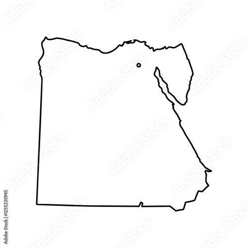 map of egypt. map concept