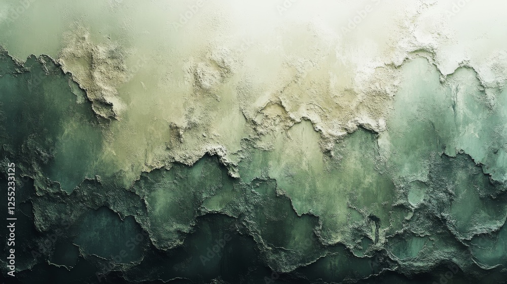 Naklejka premium Textured abstract art depicting ocean waves studio digital art calm