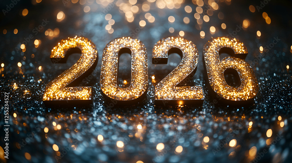 Festive 2026 New Year backdrop with large, shining text, glitter accents, and dynamic sparkle effects for a modern celebration.
Festive 2026 New Year backdrop with large, shining text, glitter accents, and dynamic sparkle effects for a modern celebration.