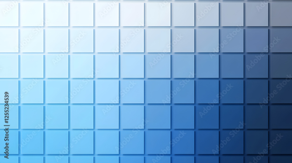 A grid of squares transitions from light to dark blue, creating a gradient effect. A grid of squares transitions from light to dark blue, creating a gradient effect.