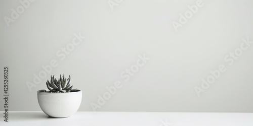 Wallpaper Mural A minimalist design with a stark white backdrop, Clean lines and minimal textures in a structured composition, Modern minimalist style Torontodigital.ca