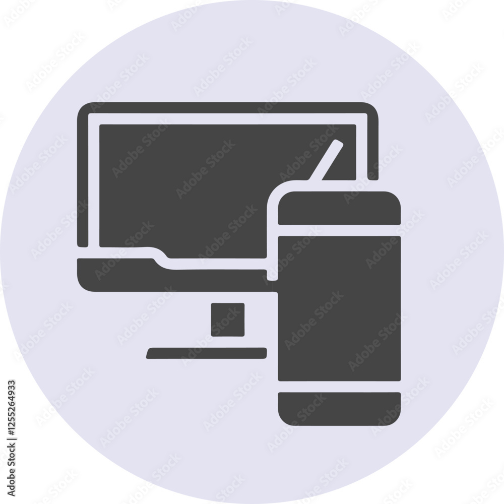 laptop and phone-eps laptop and phone-eps