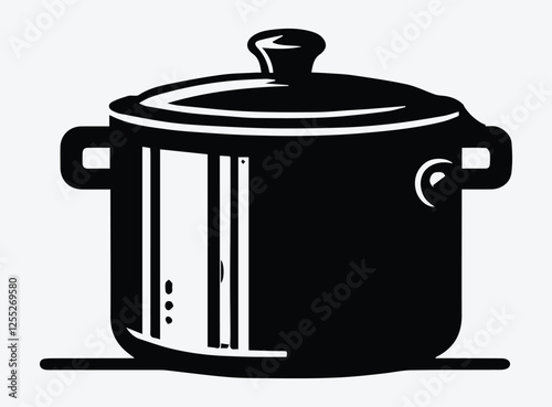 Saucepan Silhouette Vector Unique Designs