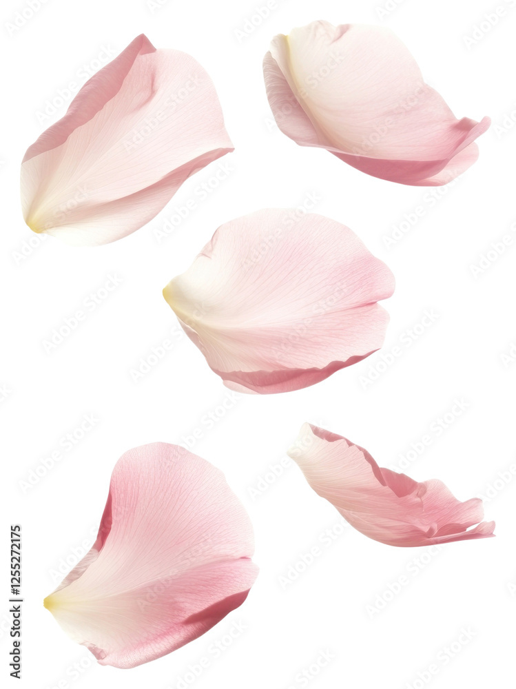 custom made wallpaper toronto digitalPNG Pink flower petals soft arrangement delicate.