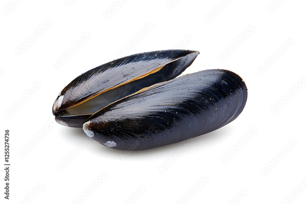 Mussel isolated on white background Mussel isolated on white background