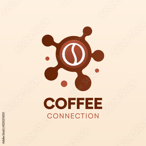 Coffee Connection Logo Design Template. Good for Business, Agency, Community and Organization