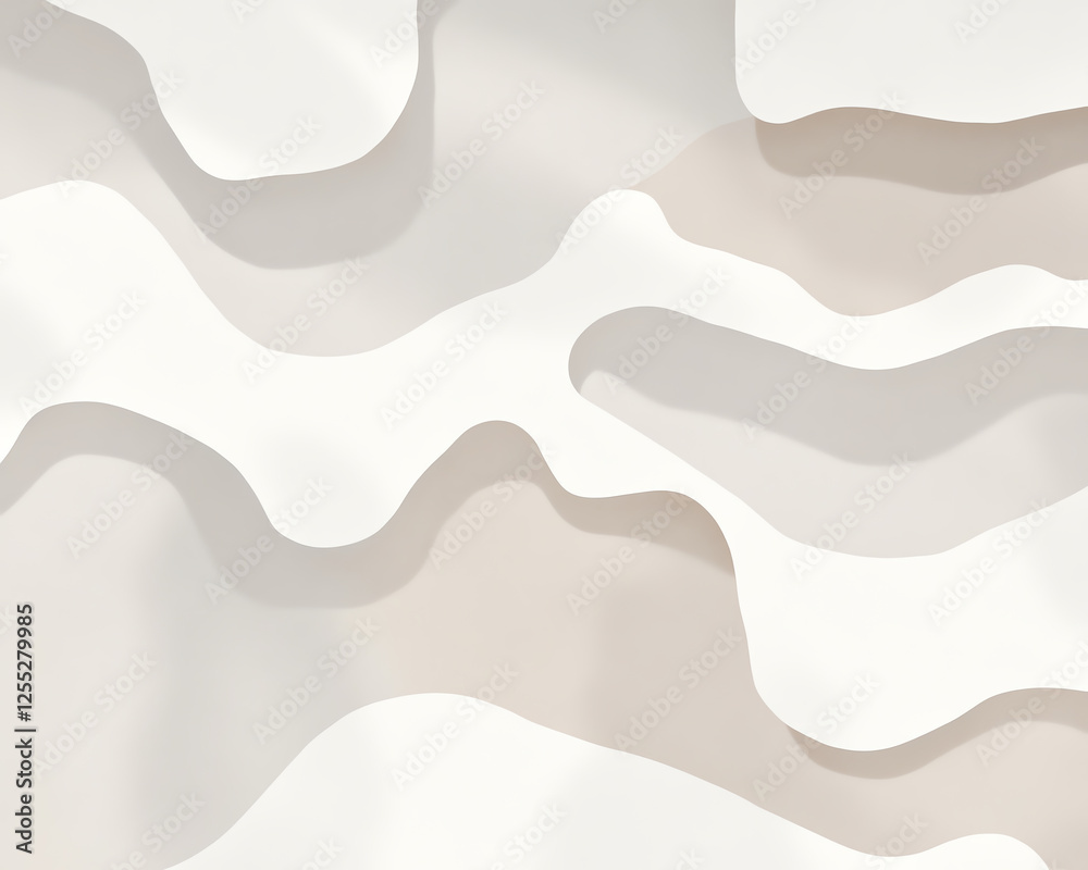 Soft, curving organic shapes with a natural flow, smooth, flowing shapes in neutral colors Soft, curving organic shapes with a natural flow, smooth, flowing shapes in neutral colors