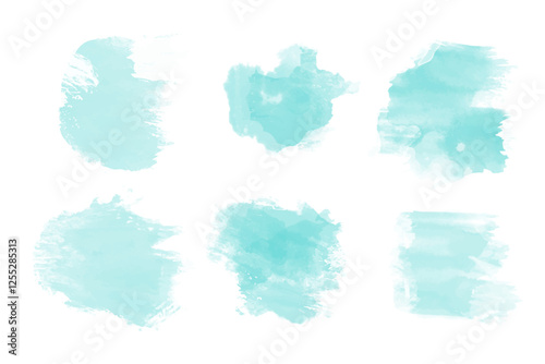 blue-watercolor-stains-collection