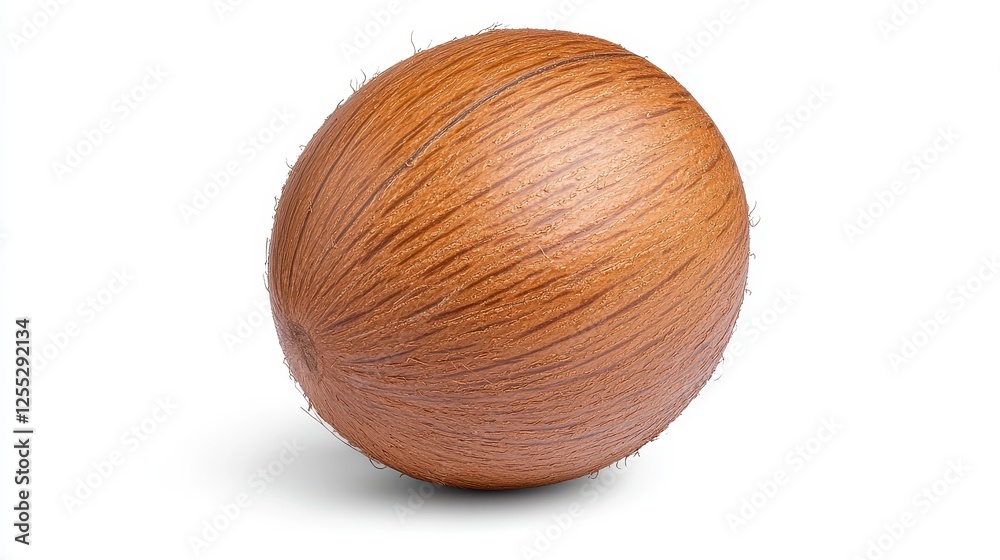 Smooth Light Brown Wooden Sphere With Detailed Wood Grain Smooth Light Brown Wooden Sphere With Detailed Wood Grain
