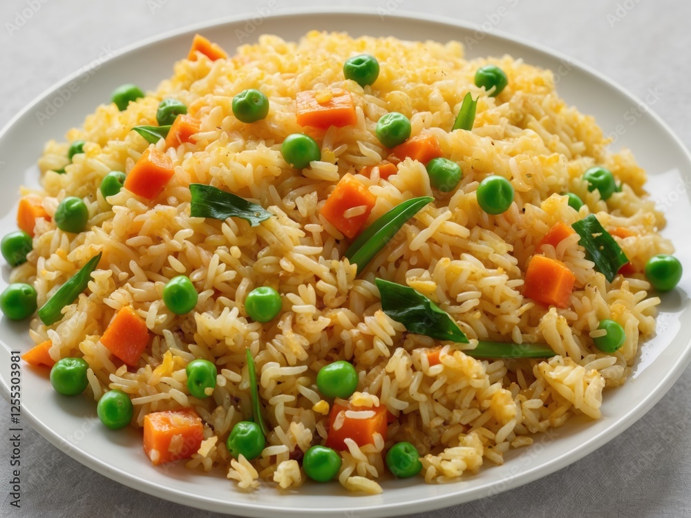 Vegetable Fried Rice with Peas and Carrots Vegetable Fried Rice with Peas and Carrots