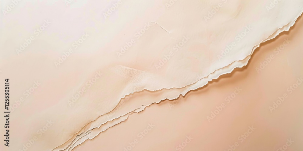 Obraz premium A minimalistic artwork with a subtle peach background, Organic forms and subtle textures, Contemporary minimalist style