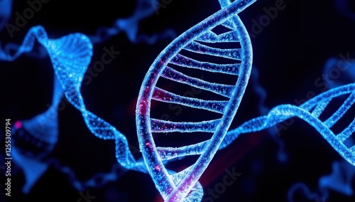 Exploring Human DNA: Scientist studies human DNA and treats it photo