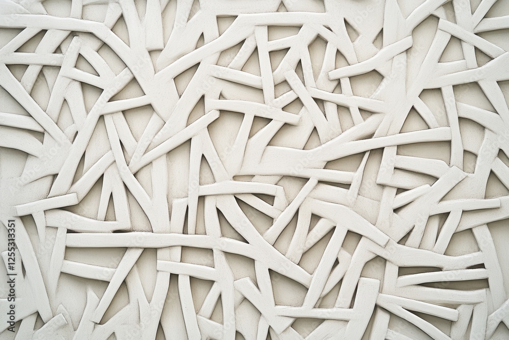 Abstract White Texture with Intricate Lines and Shapes for Design Use Abstract White Texture with Intricate Lines and Shapes for Design Use