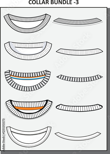 T SHIRT COLLAR BUNDLE PACK 