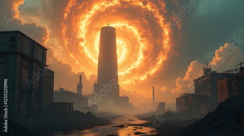 Post apocalyptic metropolis