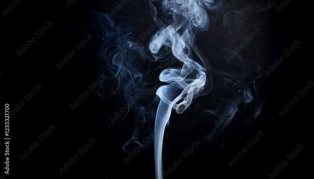 Fototapeta premium Abstract Smoke In Dark Background