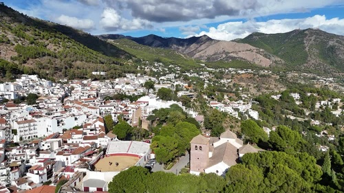 village de Mijas en Andalousie, au sud de l'Espagne