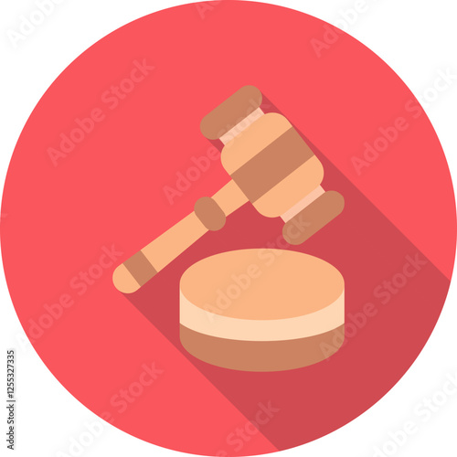 Law Vector Icon photo