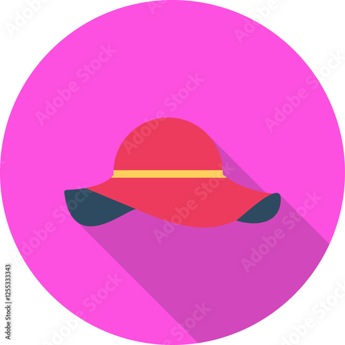 Woman Hat Vector Icon