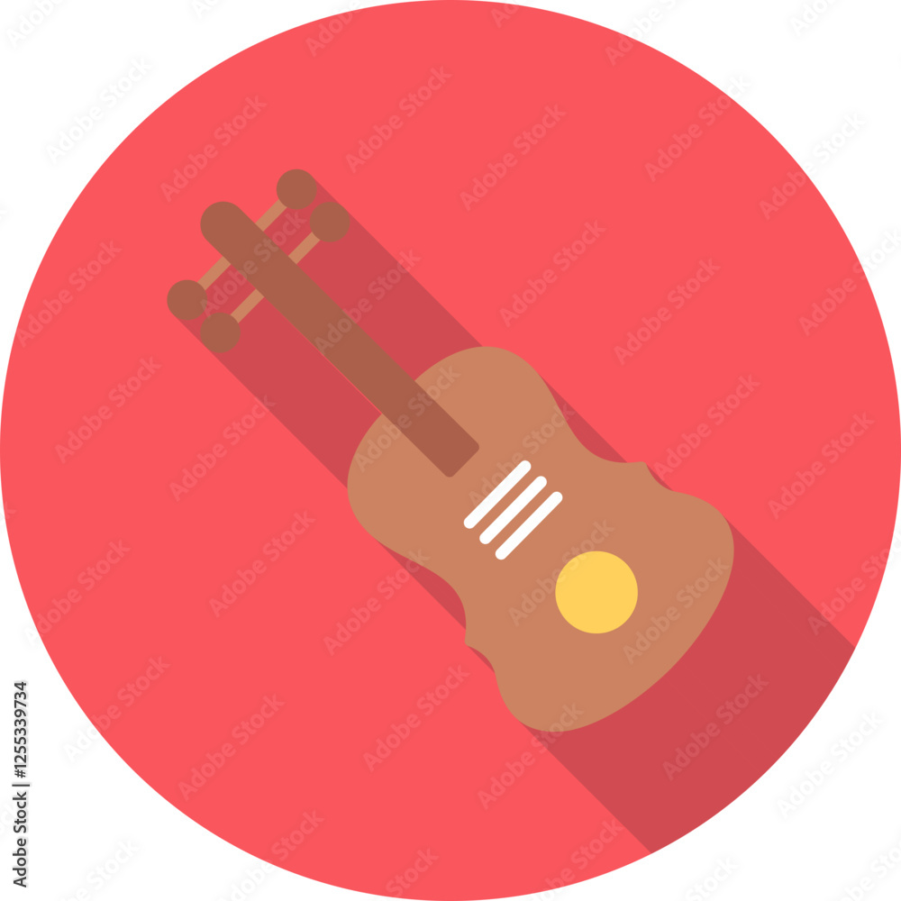 Obraz premium Violin Vector Icon