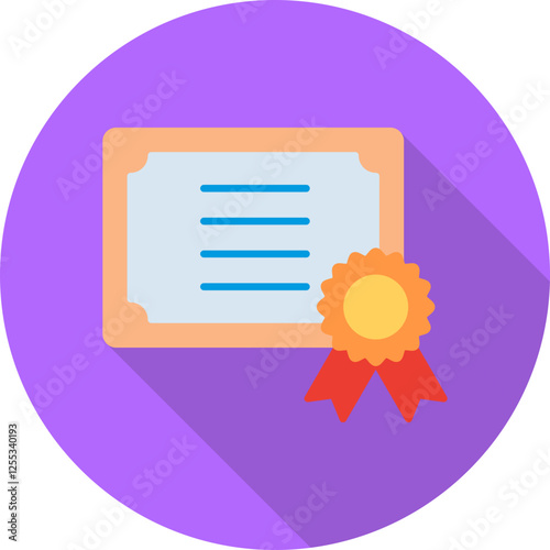 Certificate Vector Icon