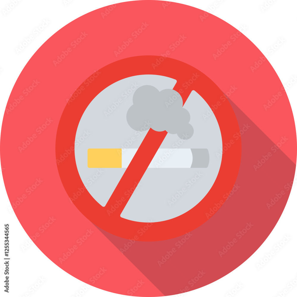 No Smoking Vector Icon
