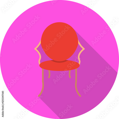 Ancient Chair Vector Icon