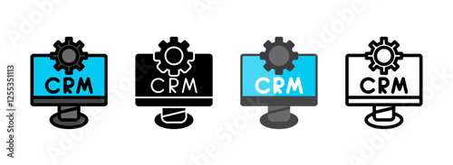 Set of CRM Icon
