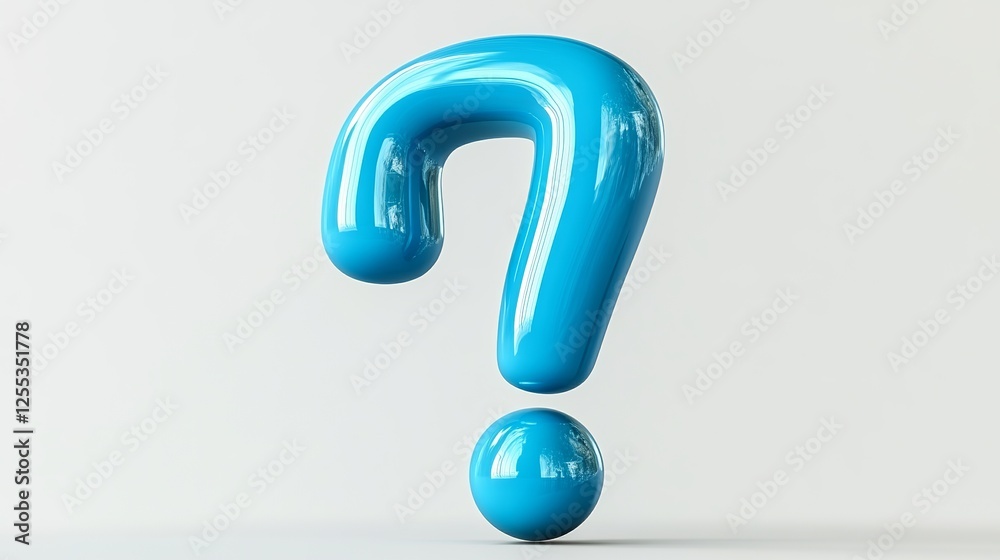 Exploring the significance of questions in creative thinking studio environment 3d graphics abstract concept Exploring the significance of questions in creative thinking studio environment 3d graphics abstract concept