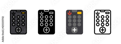 Set of Remote Icon