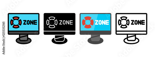 Set of Zone Icon