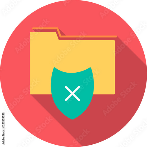 Vulnerable Folder Vector Icon