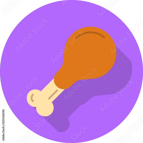 Chicken leg Icon