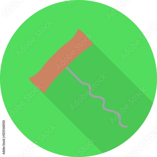 Unique Corkscrew Vector Icon
