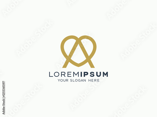 love and care logo design vectore template 