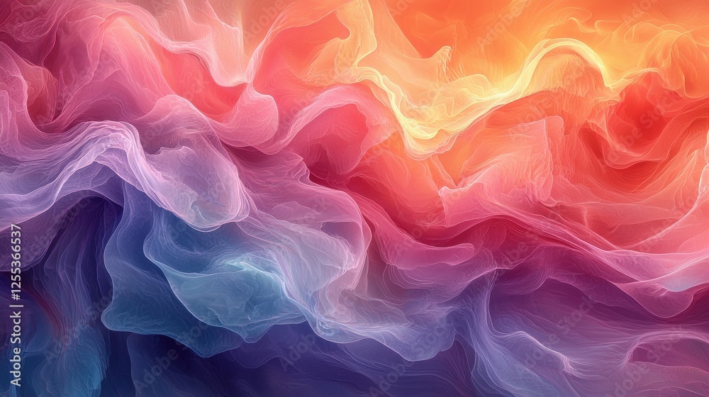 Obraz premium Abstract Flowing Colors