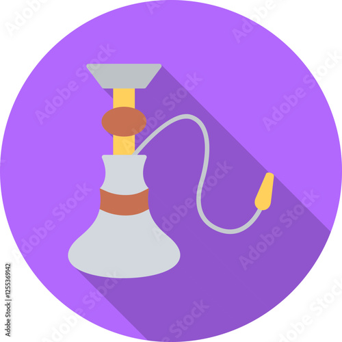 Unique Hookah Vector Icon