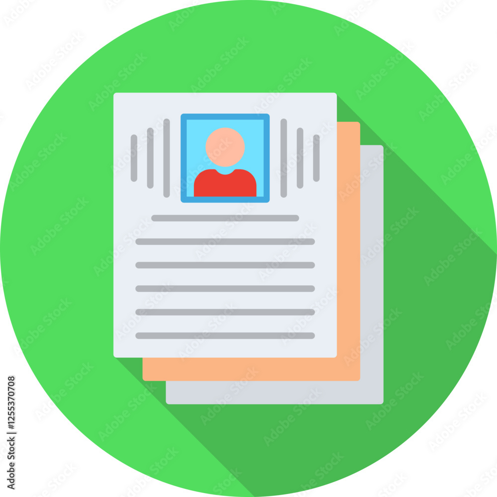 Resume Vector Icon