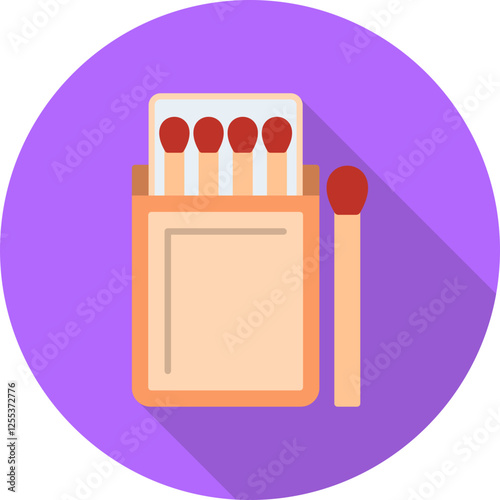 Match Box Vector Icon