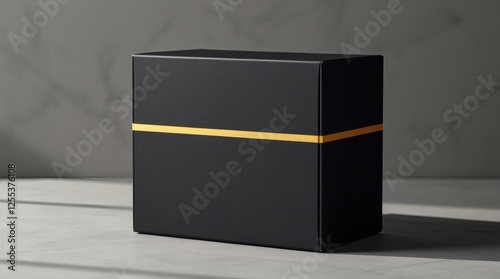 Black Box with Gold Stripe