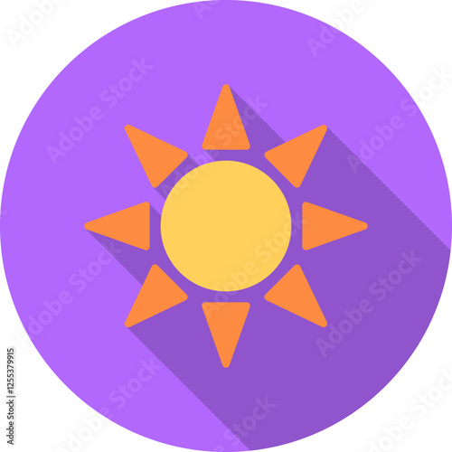 UV Radiation Vector Icon